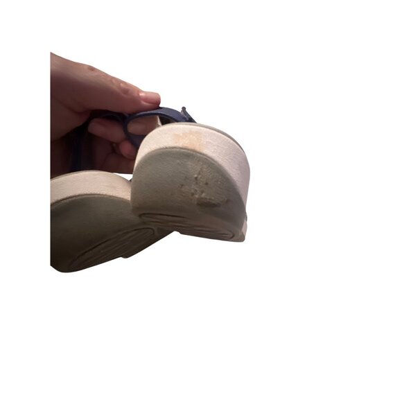 Clarks Womens Navy Blue Strappy Sandals Size 8 - Picture 5 of 8